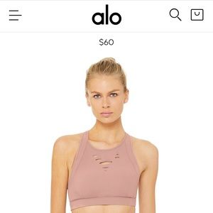 Alo yoga ripped warrior sports bra